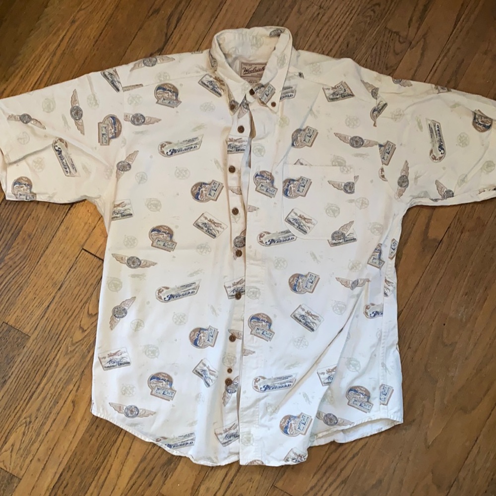 Vintage Woolrich button down short sleeve
